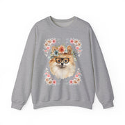 Geeky Goddess Pomeranian Unisex Crewneck Sweatshirt