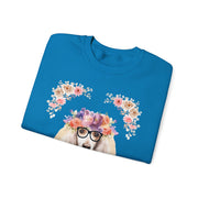 Geeky Goddess French Poodle Unisex Crewneck Sweatshirt