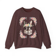 Geeky Goddess Bunny Unisex Crewneck Sweatshirt