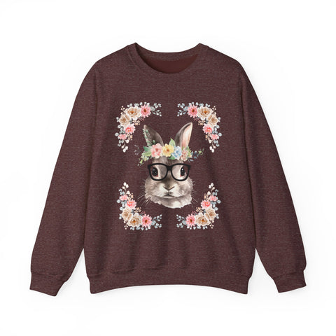 Geeky Goddess Bunny Unisex Crewneck Sweatshirt