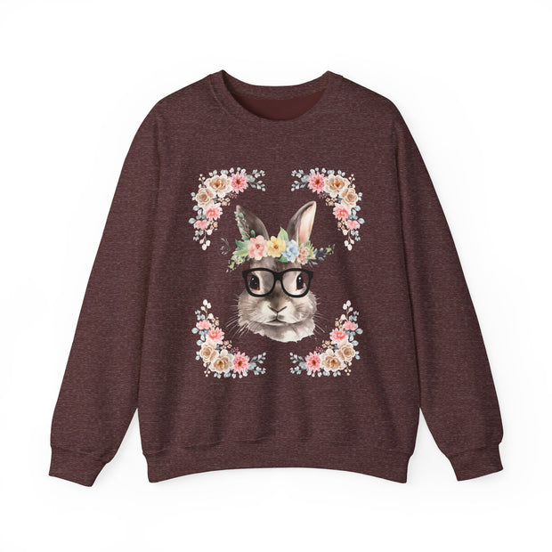 Geeky Goddess Bunny Unisex Crewneck Sweatshirt