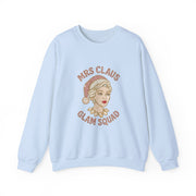 Mrs Claus Glam Squad Sweatshirt | Retro Mrs. Claus Illustration, Christmas Holiday Crewneck