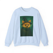 Cozy Witch Pomeranian Dog Sweatshirt, Animal Lover Sweatshirt, Halloween Apparel, Unisex Crewneck, Gift for Dog Mom