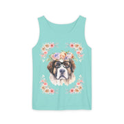 Geeky Goddess Saint Bernard Unisex Tank Top