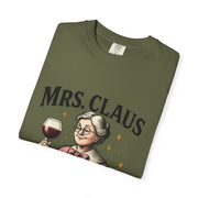 Mrs. Claus Wine Club T-Shirt, Fun Christmas Tee, Holiday Humor Shirt, Unique Gift for Wine Lovers, Mrs Claus Wine Lover Apparel