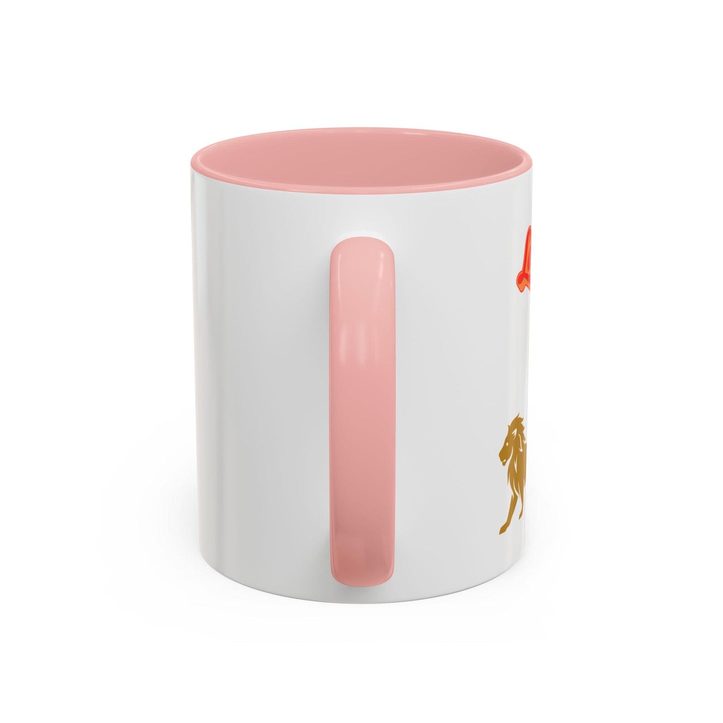 'Leo' Zodiac Accent Coffee Mug