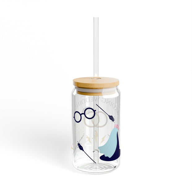 'Wizarding Wedding Vibes' Sipper Glass