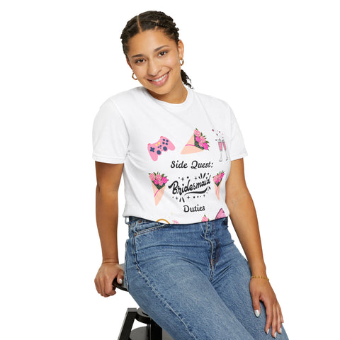 'Side Quest: Bridesmaid Duties' Unisex T-Shirt