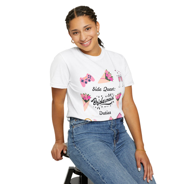 'Side Quest: Bridesmaid Duties' Unisex T-Shirt
