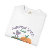 Pumpkin Spice Unisex T-shirt, Cozy Fall Apparel, Perfect for Autumn Festivals, Casual Everyday Wear, Halloween and Thanksgiving
