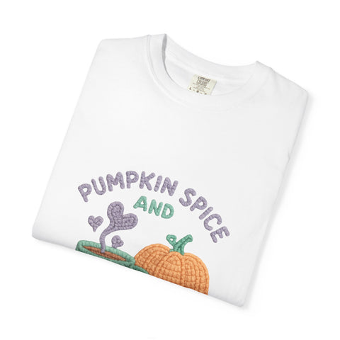 Pumpkin Spice Unisex T-shirt, Cozy Fall Apparel, Perfect for Autumn Festivals, Casual Everyday Wear, Halloween and Thanksgiving