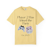 'Player 2 Has Joined The Party' 'Est. 2025' Unisex T-shirt