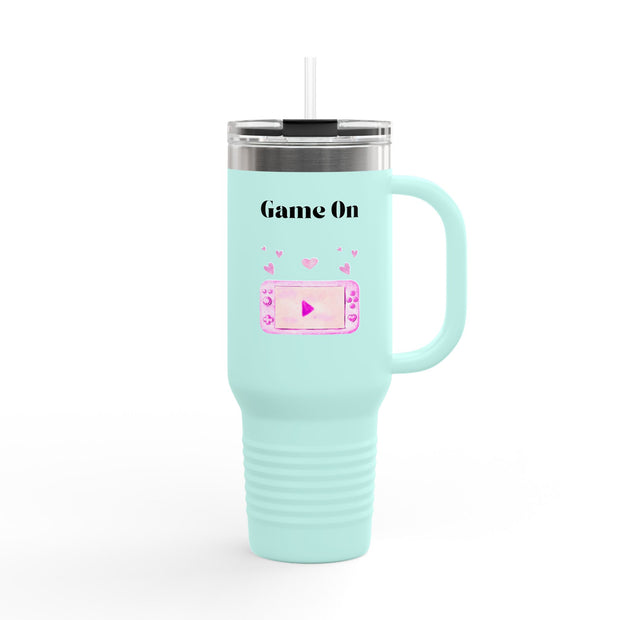 'Game On' Insulated Travel Mug, 40oz