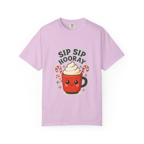 'Sip Sip Hooray' Holiday Unisex T-shirt