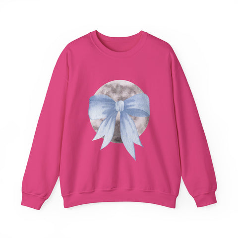 Moon Wrapped In A Bow Unisex Crewneck Sweatshirt