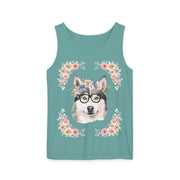 Geeky Goddess Siberian Husky Unisex Tank Top
