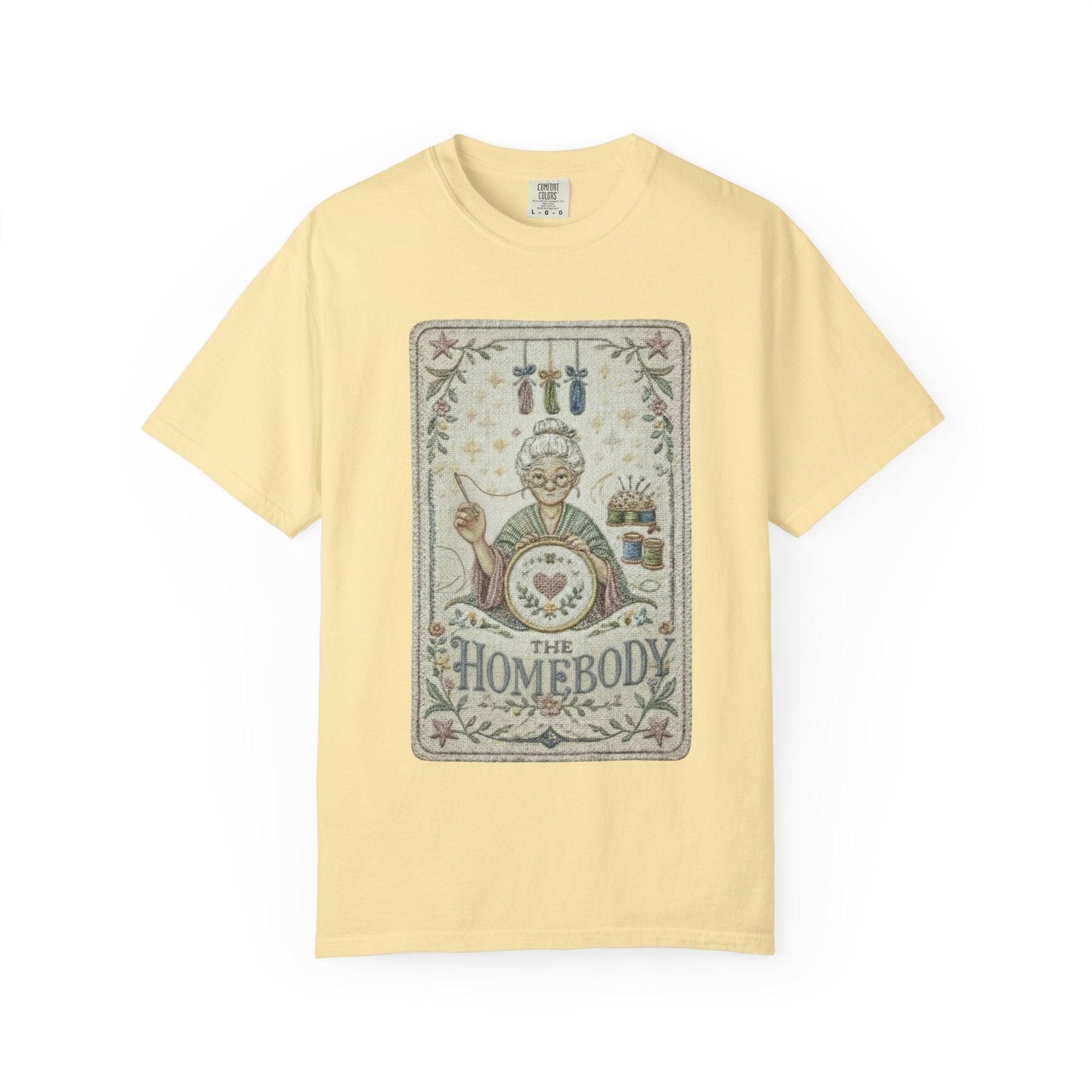 The Homebody Illustration T-shirt | Cozy Vintage Home Cooking Design