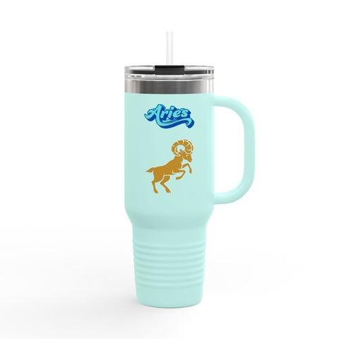 'Aries' Zodiac Insulated Travel Mug, 40oz