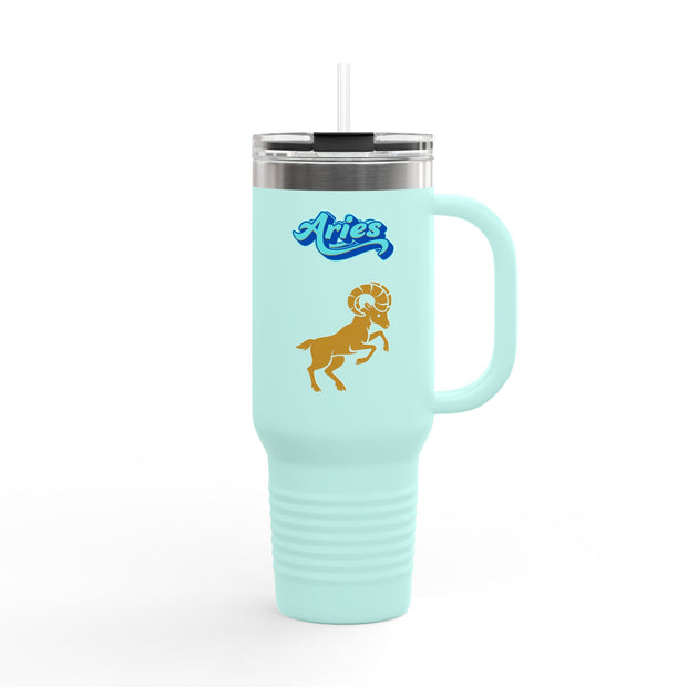 'Aries' Zodiac Insulated Travel Mug, 40oz