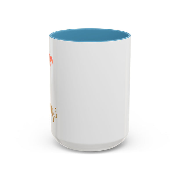 'Leo' Zodiac Accent Coffee Mug