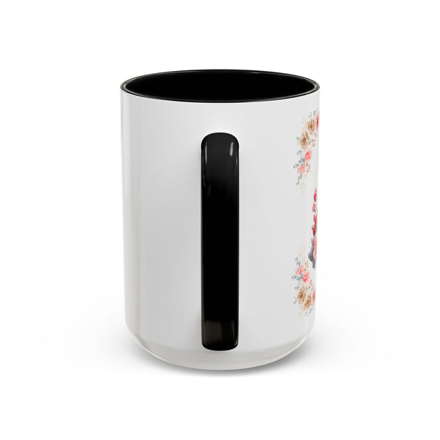Geeky Goddess Yorkie Accent Coffee Mug