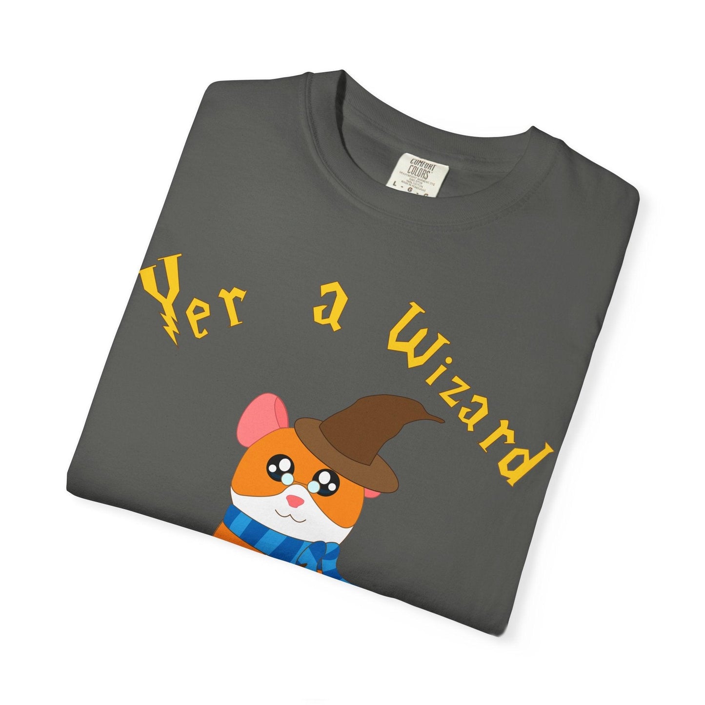 Hammy the Wizard Hamster T-Shirt | Cute Wizard Hamster Illustration