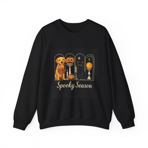 Spooky Season Golden Retriever Crewneck Sweatshirt