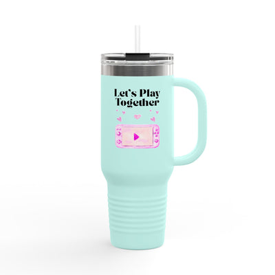 'Let's Play Together' Insulated Travel Mug, 40oz