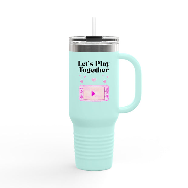 'Let's Play Together' Insulated Travel Mug, 40oz