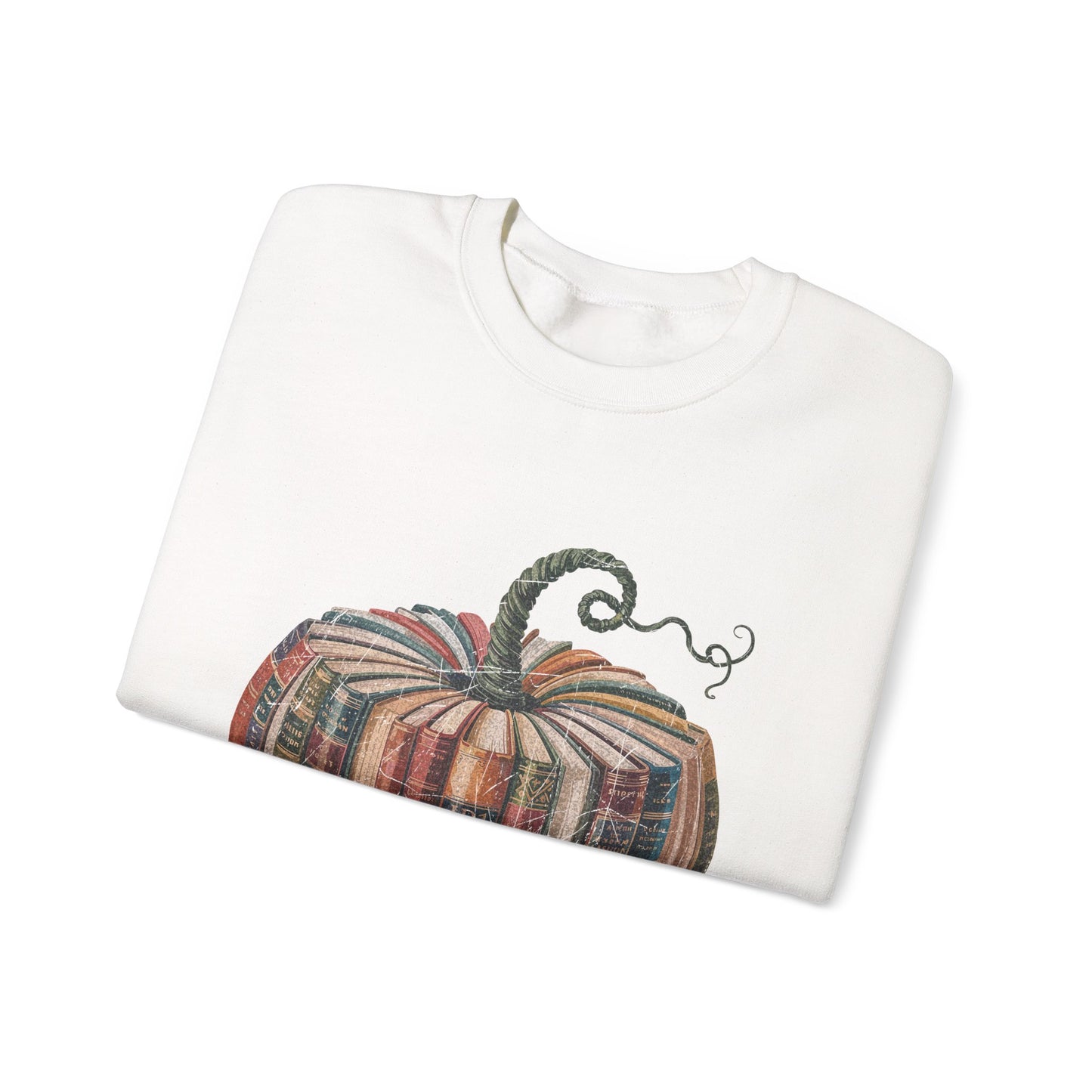 Patchwork Pumpkin Crewneck Sweatshirt | Fall Plaid Pumpkin Shirt