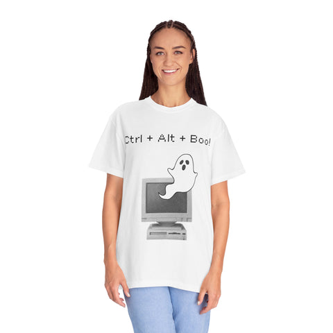 'Ctrl + Alt + Boo!' Unisex T-shirt