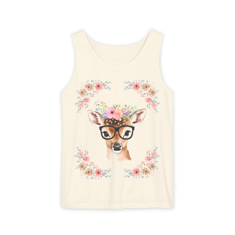 Geeky Goddess Deer Unisex Tank Top