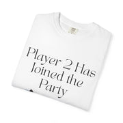 'Player 2 Has Joined The Party' 'Est. 2025' Unisex T-shirt