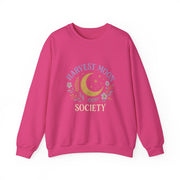 Harvest Moon Society Crewneck Sweatshirt, Cozy Autumn Sweatshirt, Unisex Fall Apparel, Moon Phase Gift, Seasonal Fashion