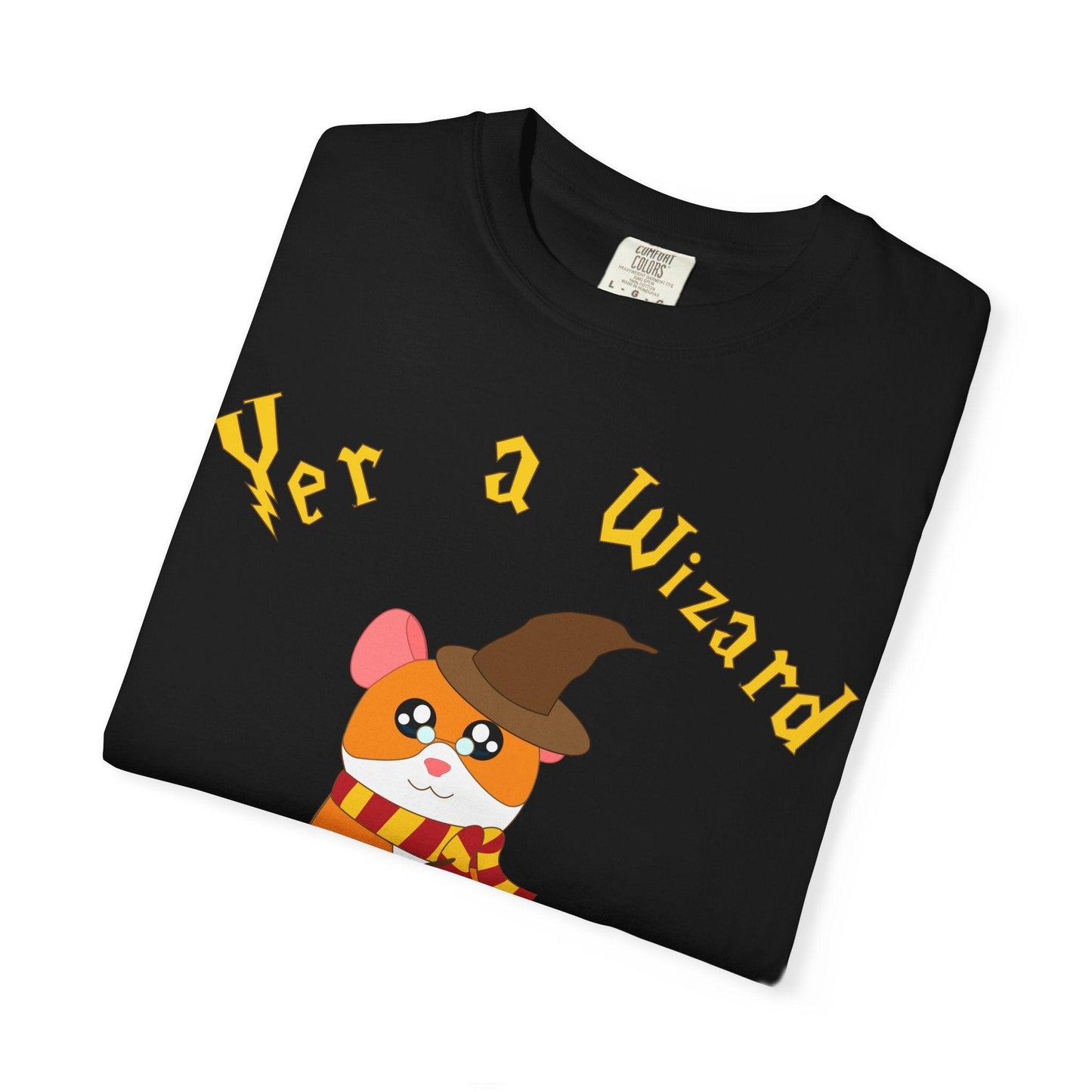 Hammy Wizard Hamster T-Shirt | Cute Spellcaster Illustration