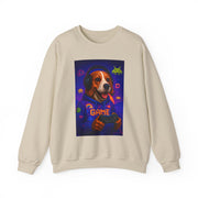 Game On Beagle Sweatshirt, Gamer Gift, Cute Pet Sweatshirt, Video Game Crewneck, Unique Dog Lover Apparel