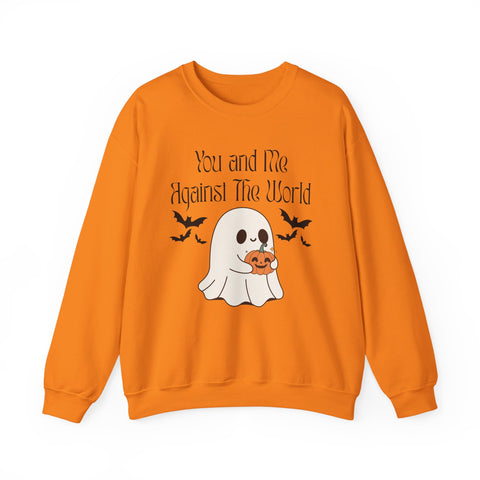 'You and Me Against The World' Unisex Crewneck Sweatshirt
