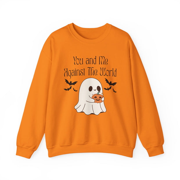 'You and Me Against The World' Unisex Crewneck Sweatshirt