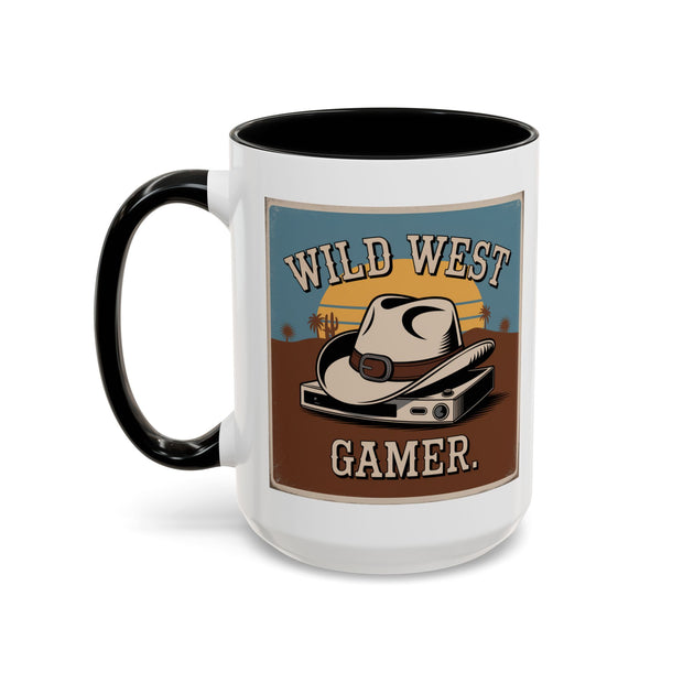 'Wild West Gamer' Accent Coffee Mug