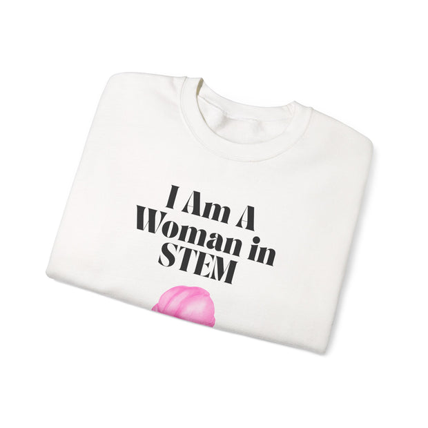 'I Am A Woman In STEM' Engineer Unisex Crewneck Sweatshirt