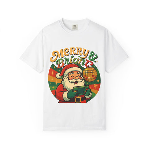 'Merry & Bright' Santa Unisex T-Shirt