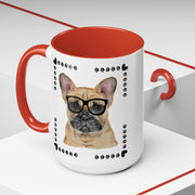 Geeky Good Pug Accent Coffee Mug