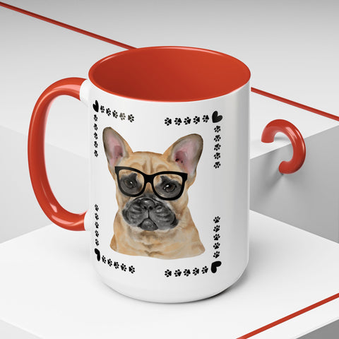 Geeky Good Pug Accent Coffee Mug