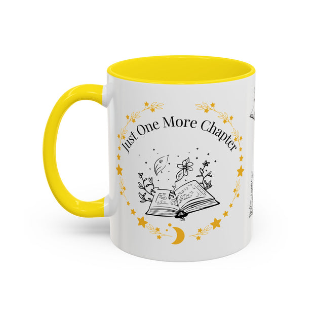 'Just One More Chapter' Accent Coffee Mug