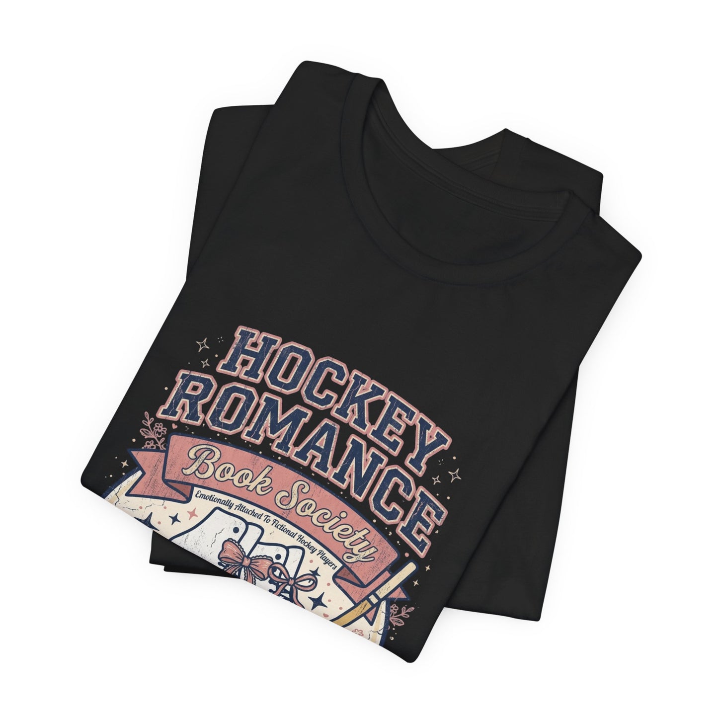 Hockey Romance T Shirt, Booktok Romance Reader Tee, Cozy Hockey Book Girly Shirt, Romance Book Lover Gift