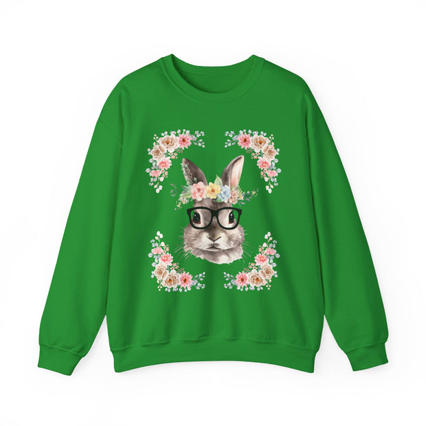Geeky Goddess Bunny Unisex Crewneck Sweatshirt