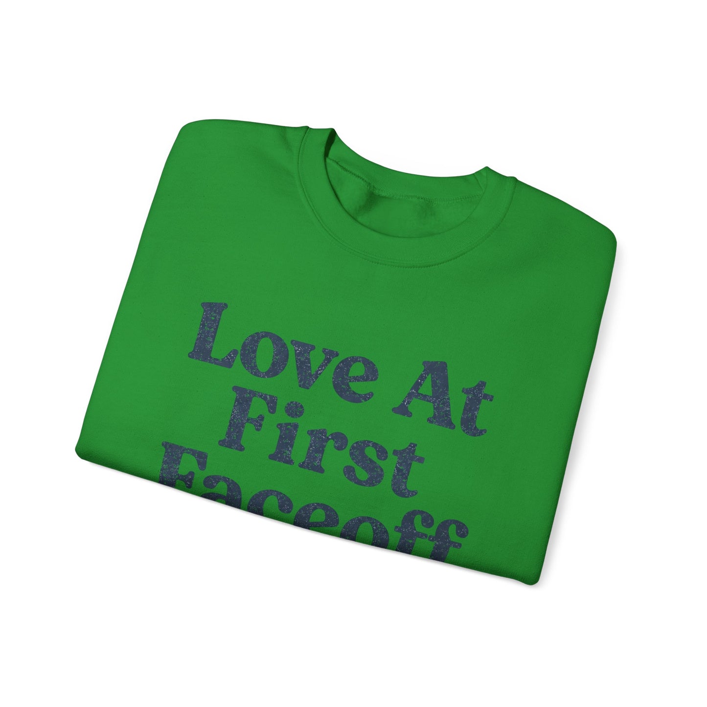 Love At First Faceoff Sweatshirt, Hockey Romance Booktok Crewneck, Sports Romance Reader Pullover