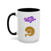 'Virgo' Zodiac Accent Coffee Mug