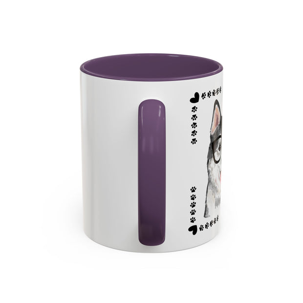 Geeky Good Siberian Husky Accent Coffee Mug