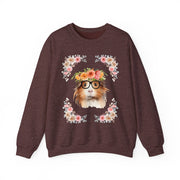 Geeky Goddess Guinea Pig Unisex Crewneck Sweatshirt